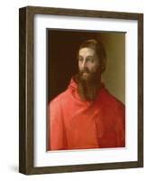 Cardinal Rudolfo Pio, Bishop of Faenza (C.1500-64), 1528-Francesco De Rossi Salviati Cecchino-Framed Giclee Print