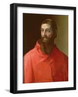 Cardinal Rudolfo Pio, Bishop of Faenza (C.1500-64), 1528-Francesco De Rossi Salviati Cecchino-Framed Giclee Print