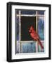 Cardinal Window-Chris Vest-Framed Art Print