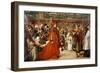 Cardinal Wolsey, Chancellor of England, on His Progress to Westminster Hall, 1887-John Gilbert-Framed Giclee Print