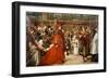 Cardinal Wolsey, Chancellor of England, on His Progress to Westminster Hall, 1887-John Gilbert-Framed Giclee Print