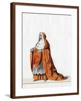 Cardinal Wolsey, Costume Design for Shakespeare's Play, Henry VIII, 19th Century-null-Framed Giclee Print