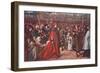 Cardinal Wolsey Going in Procession to Westminster Hall 1515-Soma O Petrich-Framed Giclee Print