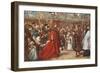 Cardinal Wolsey on His Way to Westminster Hall-Sir John Gilbert-Framed Giclee Print