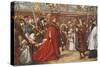 Cardinal Wolsey on His Way to Westminster Hall-Sir John Gilbert-Stretched Canvas