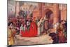 'Cardinal Wolsey possibly entering Hampton Court Palace', 1917-Unknown-Mounted Giclee Print