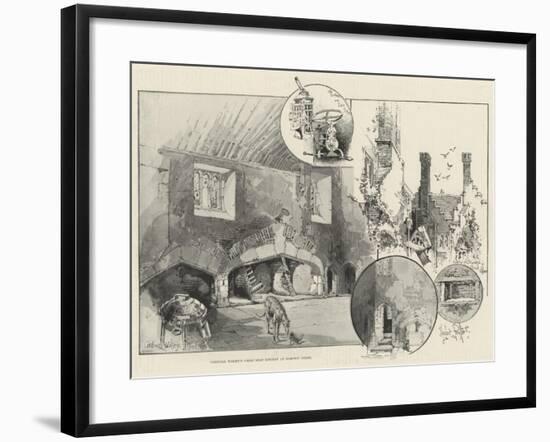 Cardinal Wolsey's Great Meat Kitchen at Hampton Court-Herbert Railton-Framed Giclee Print