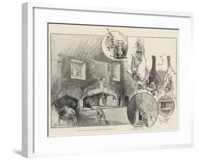 Cardinal Wolsey's Great Meat Kitchen at Hampton Court-Herbert Railton-Framed Giclee Print