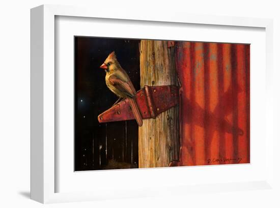 Cardinal-Chris Vest-Framed Art Print