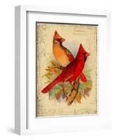 Cardinal-Kate Ward Thacker-Framed Giclee Print