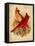 Cardinal-Kate Ward Thacker-Framed Stretched Canvas