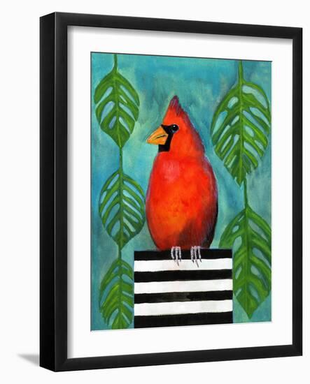 Cardinal-null-Framed Art Print