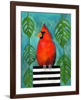 Cardinal-null-Framed Art Print