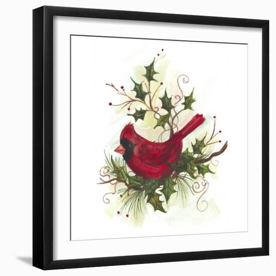 Cardinal-Beverly Johnston-Framed Giclee Print