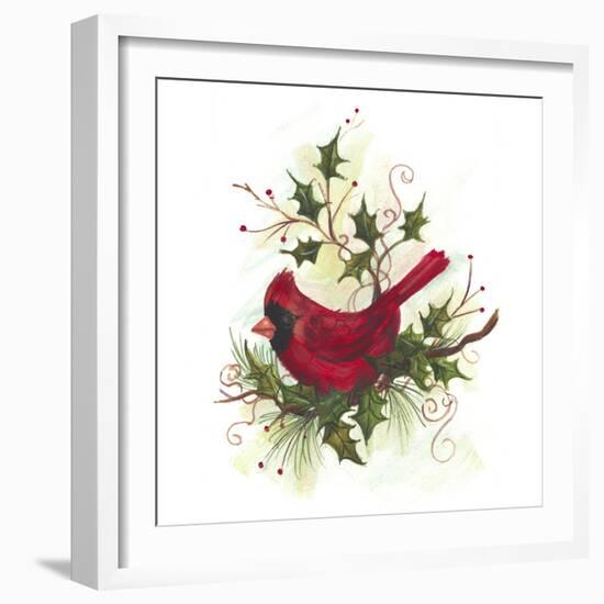 Cardinal-Beverly Johnston-Framed Giclee Print