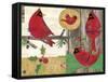 Cardinals 1-Holli Conger-Framed Stretched Canvas