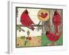 Cardinals 1-Holli Conger-Framed Giclee Print