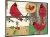 Cardinals 1-Holli Conger-Mounted Giclee Print