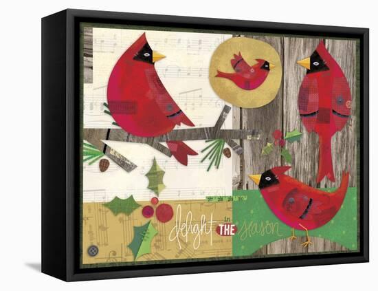 Cardinals 1-Holli Conger-Framed Stretched Canvas