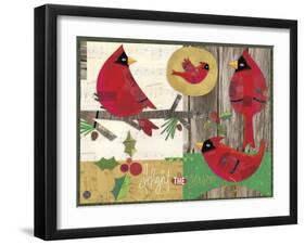 Cardinals 1-Holli Conger-Framed Giclee Print