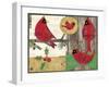 Cardinals 1-Holli Conger-Framed Giclee Print