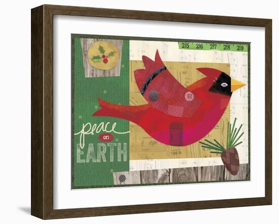 Cardinals 3-Holli Conger-Framed Giclee Print