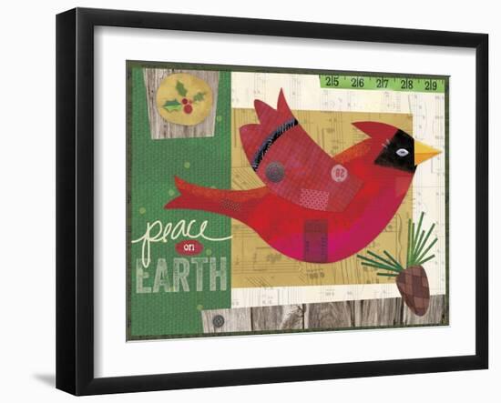 Cardinals 3-Holli Conger-Framed Giclee Print