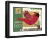 Cardinals 3-Holli Conger-Framed Giclee Print