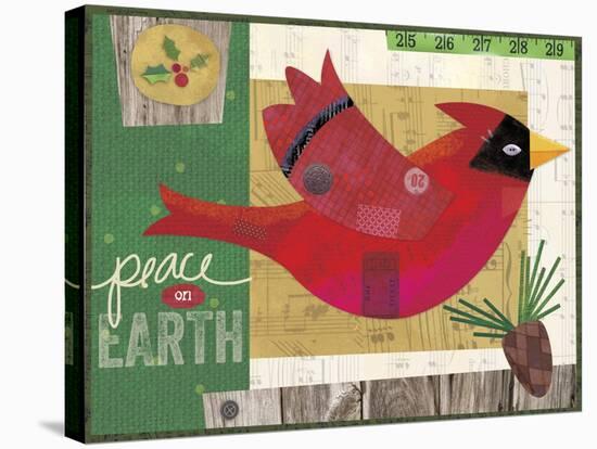 Cardinals 3-Holli Conger-Stretched Canvas