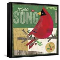 Cardinals 4-Holli Conger-Framed Stretched Canvas