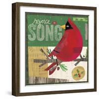 Cardinals 4-Holli Conger-Framed Giclee Print