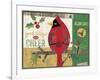 Cardinals 5-Holli Conger-Framed Giclee Print