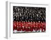 Cardinals, in Red, Participate in the Funeral Mass for Pope John Paul II-null-Framed Premium Photographic Print