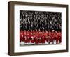 Cardinals, in Red, Participate in the Funeral Mass for Pope John Paul II-null-Framed Photographic Print