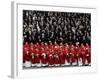 Cardinals, in Red, Participate in the Funeral Mass for Pope John Paul II-null-Framed Photographic Print