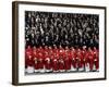 Cardinals, in Red, Participate in the Funeral Mass for Pope John Paul II-null-Framed Photographic Print