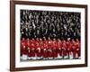 Cardinals, in Red, Participate in the Funeral Mass for Pope John Paul II-null-Framed Photographic Print