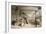 Carding, Drawing and Roving, Cotton Factory Floor, Engraved by James Tingle (Fl.1830-60) C.1830-Thomas Allom-Framed Giclee Print