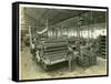 Carding Room, Long Meadow Mill, 1923-English Photographer-Framed Stretched Canvas