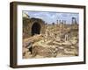 Cardo Maximus, Bosra, Syria, Middle East-Ken Gillham-Framed Photographic Print