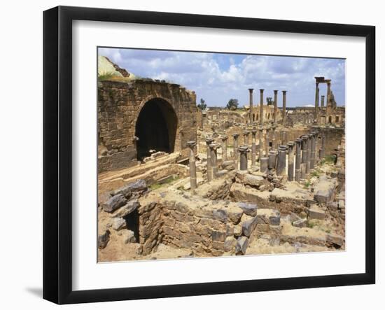 Cardo Maximus, Bosra, Syria, Middle East-Ken Gillham-Framed Photographic Print