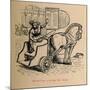 'Cardriver plying for Hire', 1852-John Leech-Mounted Giclee Print