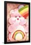 Care Bears - Cheer Bear Rainbow Balloon-Trends International-Framed Poster