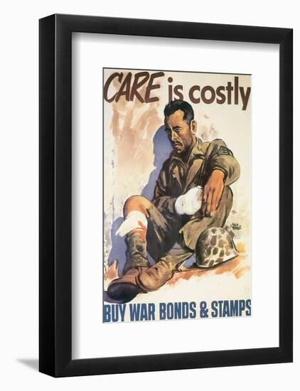 Care Is Costly-Adolph Treidler-Framed Art Print