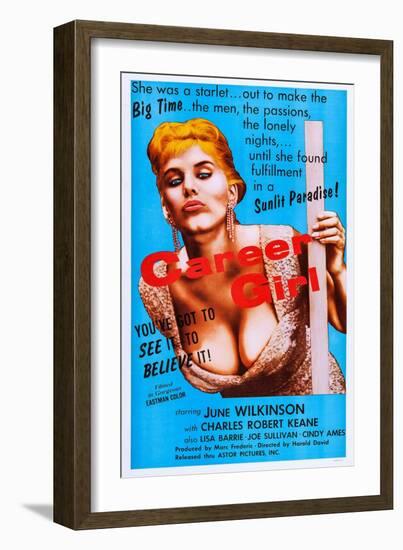 Career Girl-null-Framed Art Print