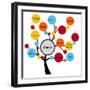 Career Tree-ronstik-Framed Art Print