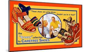 Carefree Shoes-Kate Ward Thacker-Mounted Giclee Print