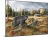 Careful Through the Meadow-Trevor V. Swanson-Mounted Giclee Print