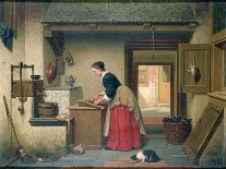 In the Pantry, 1868-Carel Jozeph Grips-Framed Stretched Canvas