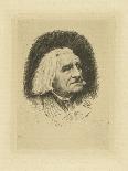 Portrait of the Composer Franz Liszt (1811-188), 1886-Carel Lodewijk Dake-Framed Stretched Canvas